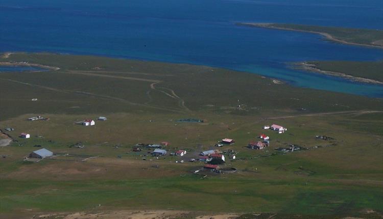 The Settlement from the air