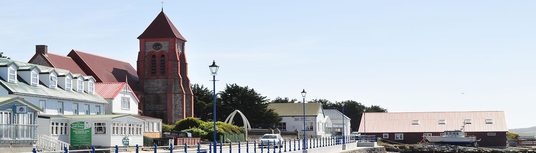Stanley Centre, front road, Falkland Islands