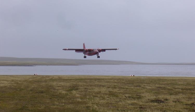 Travel to outlying islands and remote destinations in the Falklands is by FIGAS aircraft