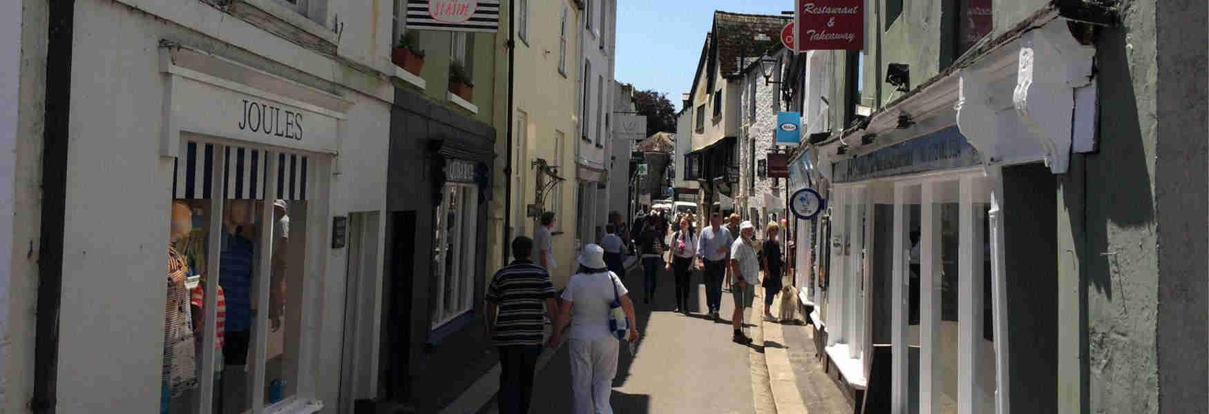 Looking south along Fore Street