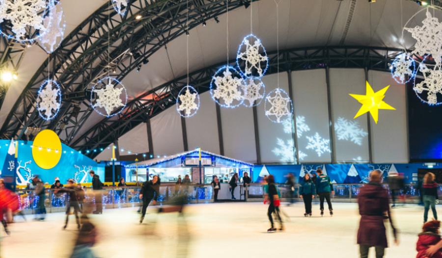 Ice skating at Eden