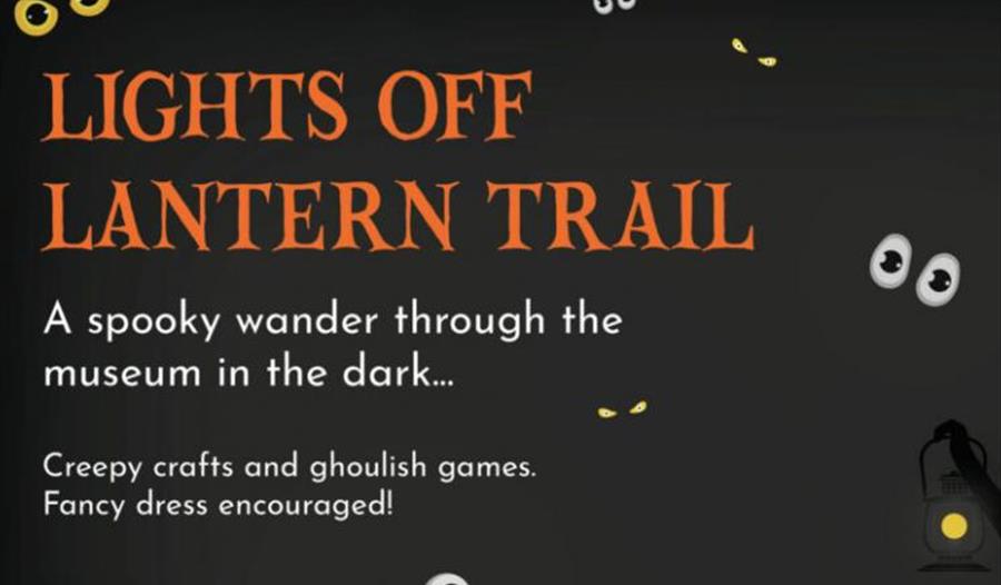 Lights off Halloween Lantern Trail