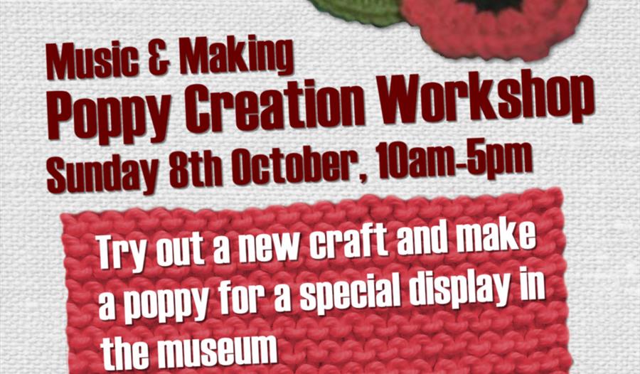 Fun Palaces: Music and Making, Poppy Creation Workshops