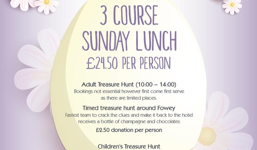 Easter Sunday at the Fowey Hotel