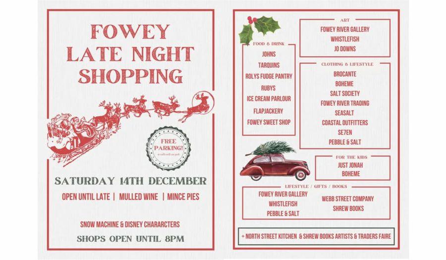 Late Night Shopping in Fowey