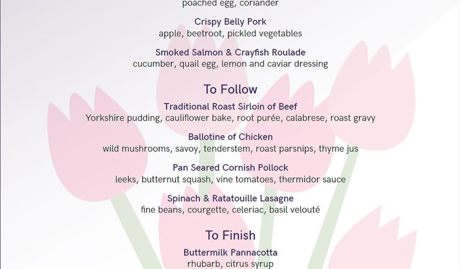 Mother's Day Lunch at the Fowey Hotel