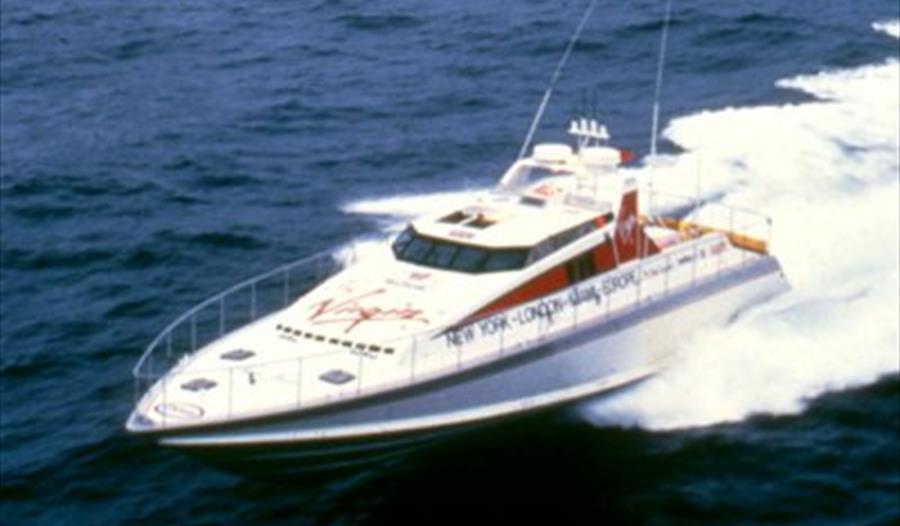 Virgin Atlantic Challenger II visits Fowey