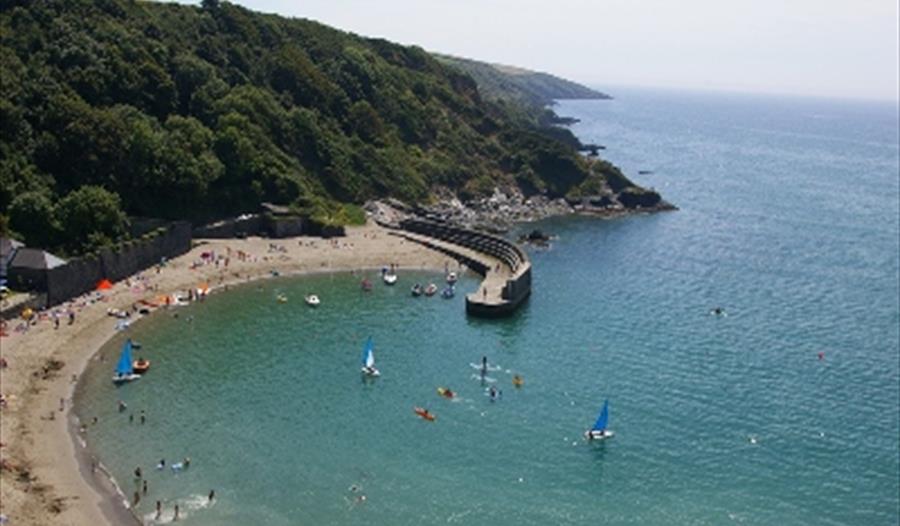 Polkerris Beach, Fowey, Cornwall