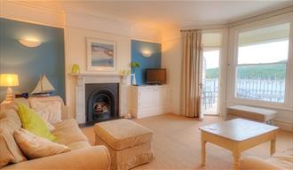 Sitting room, Tide House, Fowey