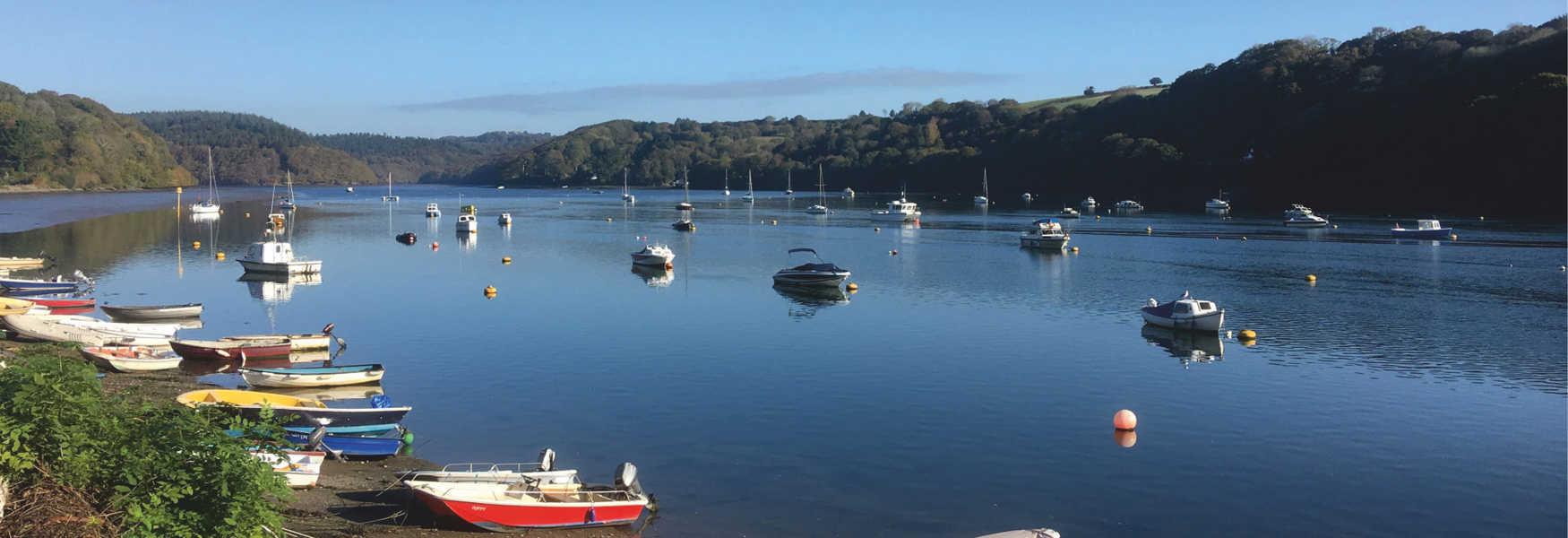 A View of the river Fowey from Golant
