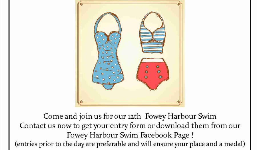 Fowey Harbour Swim Poster