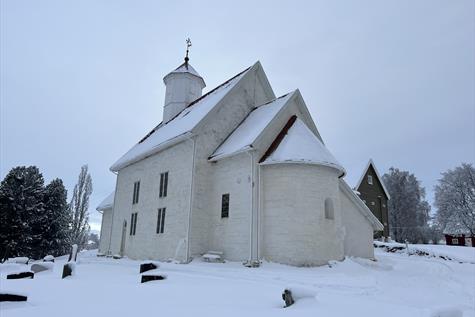 Balke Church during winter
