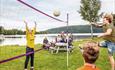 Volleyballbane på Sløvika camping
