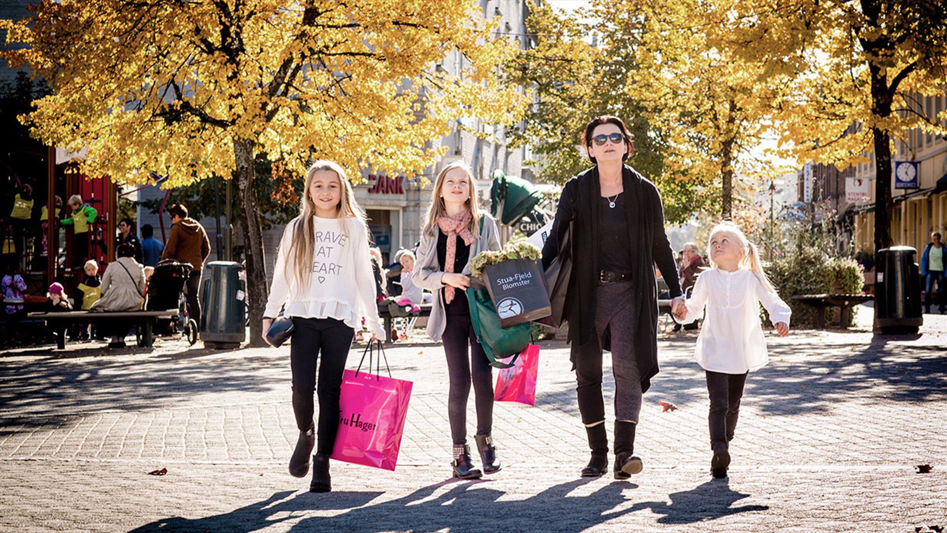 Jentetur og shopping i Hønefoss