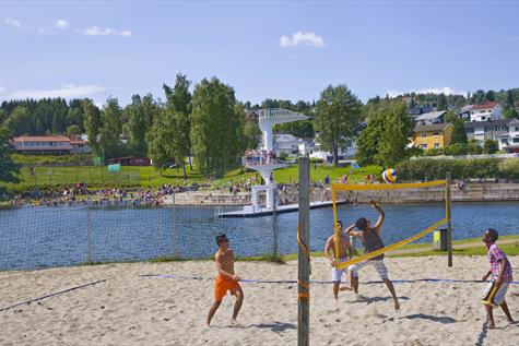 Beaches in Gjøvik municipality