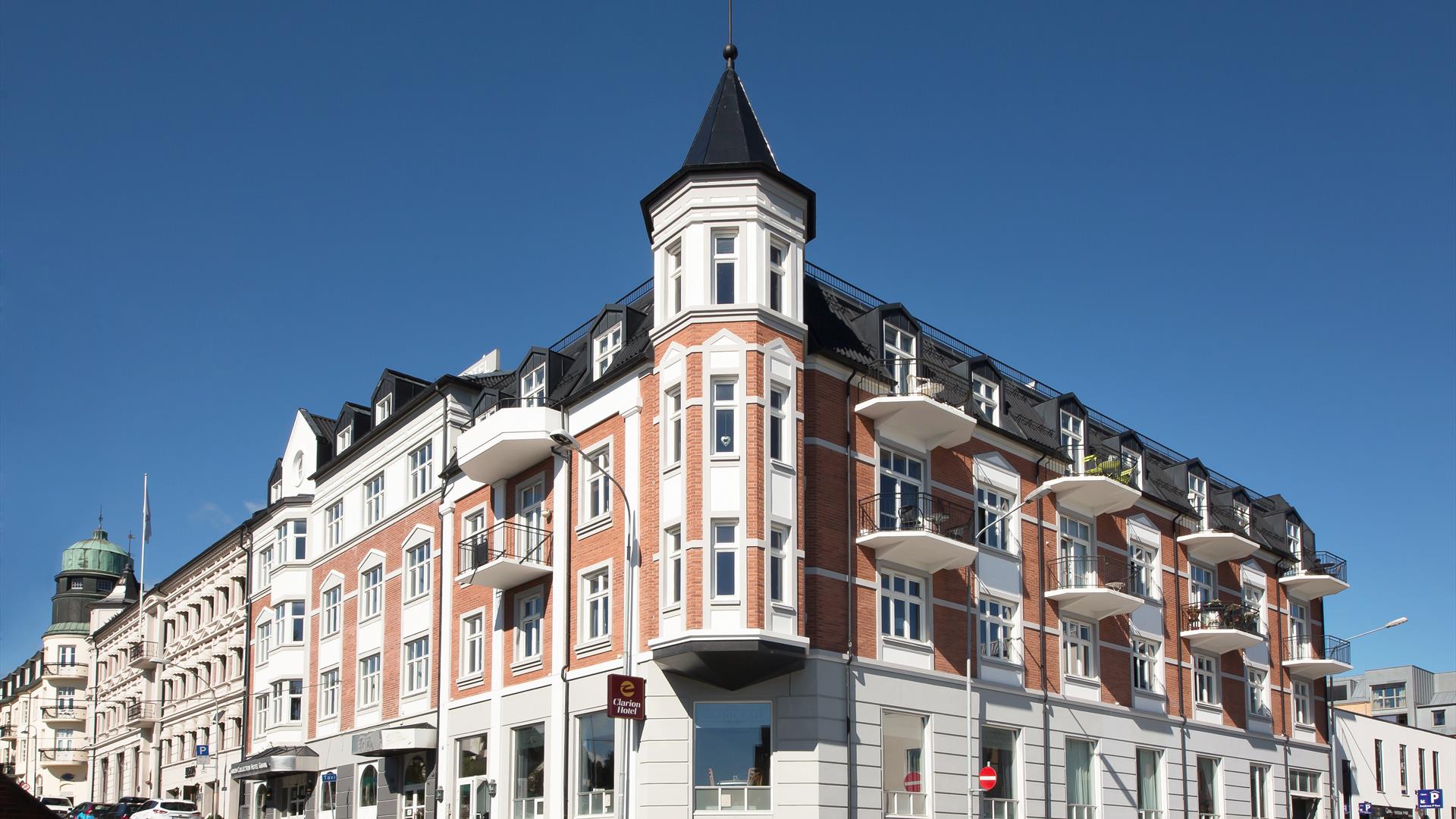 Utvendig fasade Clarion Collection Hotel Grand Gjøvik.