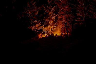 Overnight trip with bonfire in Nordmarka