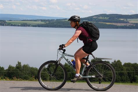 Biking routes in the Gjøvik-region