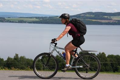 Biking routes in the Gjøvik-region