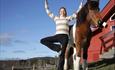 Kurs Hest og Yoga på Mesna