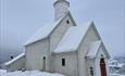 Balke Kirke i vinterdrakt