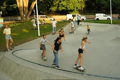 Fosseparken, Skatepark i Hønefoss