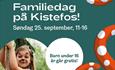 Det er et plakater av Familiedag på Kistefos