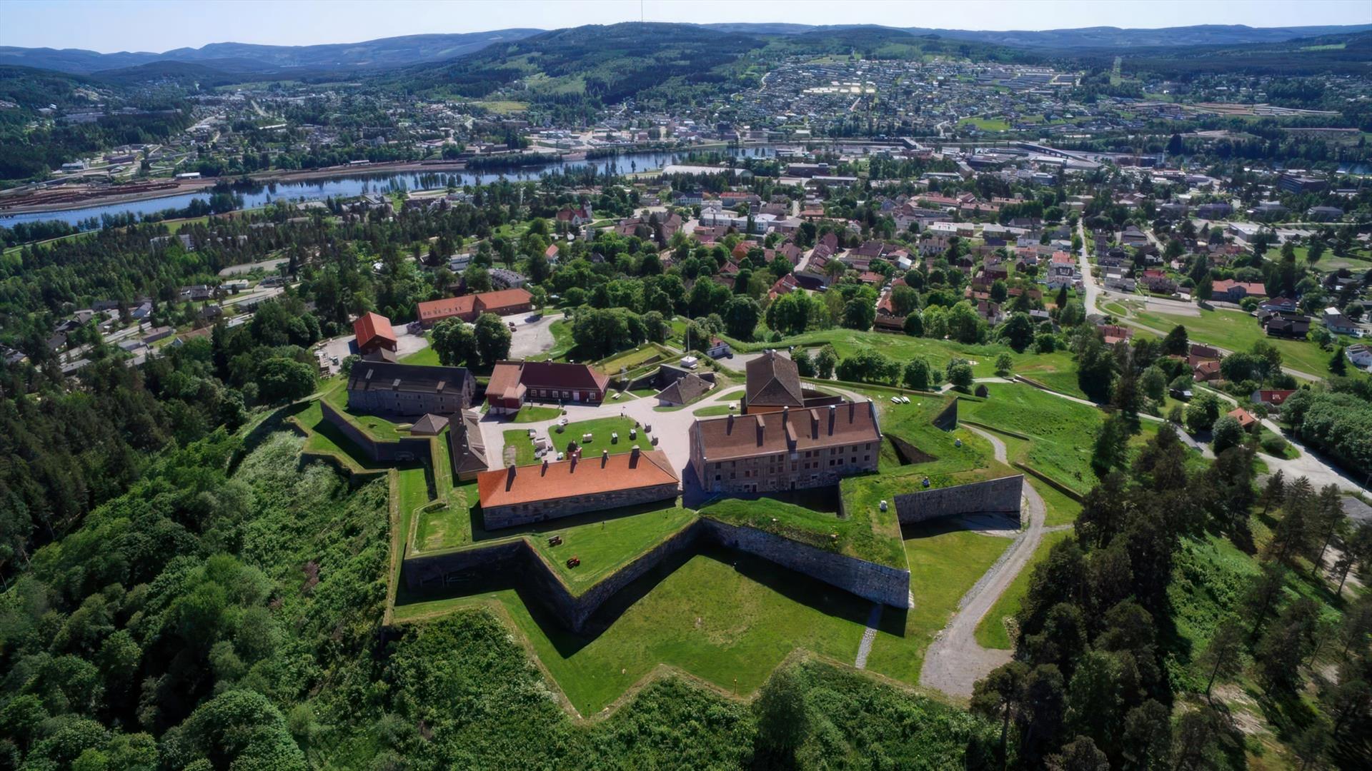 Kongsving Fortress - Drone photo