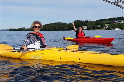 Kayaking on lake Mjøsa - Rental, courses and tours