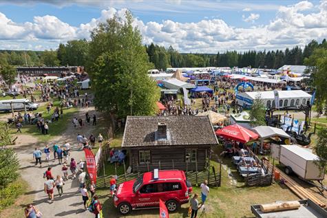 Overview photo from the Nordic hunting and fishing days