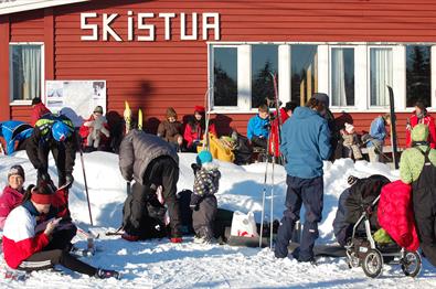 Skistua (ski cabin) in Gjøvikmarka - A great cross country  starting point