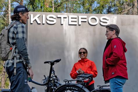 Sykkeldag i Ringerike med besøk til Kistefos