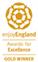 VisitEngland Award For Excellence Gold