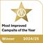AA - Most Improved Campsite of the Year 2024/25
