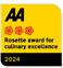AA 3 Rosettes Culinary Excellence