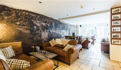 Lounge at The Pennington Hotel in Ravenglass, Cumbria