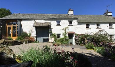 Exterior of Upper Crumble Cottage at Crumble Cottages near Cartmel, Lake District