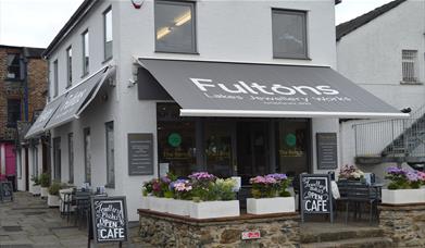 Exterior and Signage at Fultons Lakes Jewellery Works in Keswick, Lake District