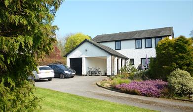 Exterior and Drive at Roman How near Windermere, Lake District