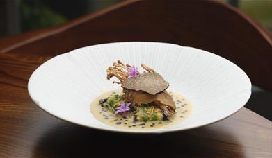 Food from SOURCE at Gilpin Hotel & Lake House