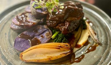 Food from the Red Lion Inn, Hawkshead