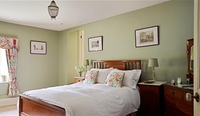Bedroom at Melmerby Hall in Melmerby, Cumbria