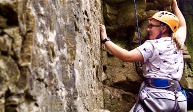 Visitors Rock Climbing with Anyone Can in the Lake District, Cumbria