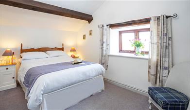 Double bedroom at Birchbank Cottage in the Lake District, Cumbria