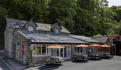 Exterior and Outdoor Seating at Alexander's at Castle Green Hotel in Kendal, Cumbria