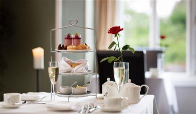 Enjoy traditional tiered Afternoon Tea at Cedar Manor in Windermere, Lake District
