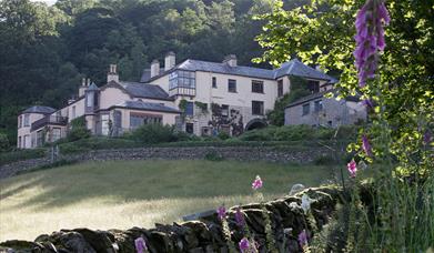 Exterior and Grounds at Brantwood, Home of John Ruskin in Coniston, Lake District