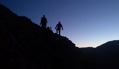 Dark Sky Mountain Walk with Path to Adventure