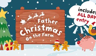 Father Christmas on the Farm