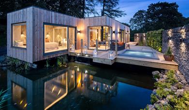 Spa Suite Exterior at The Gilpin Hotel & Lake House in Windermere, Lake District
